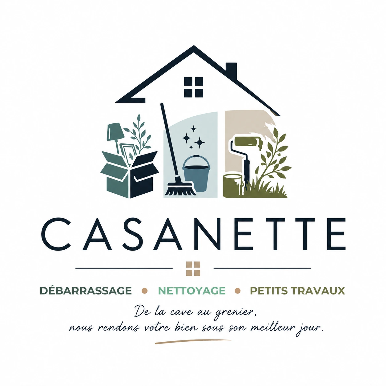 Logo Casanette débarras nettoyage petits travaux